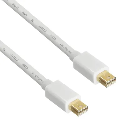 Кабель Buro аудио-видео 1.2v miniDisplayport (m)/miniDisplayport (m) 2м. Позолоченные контакты белый BHP MDPP-2 BHP MDPP-2