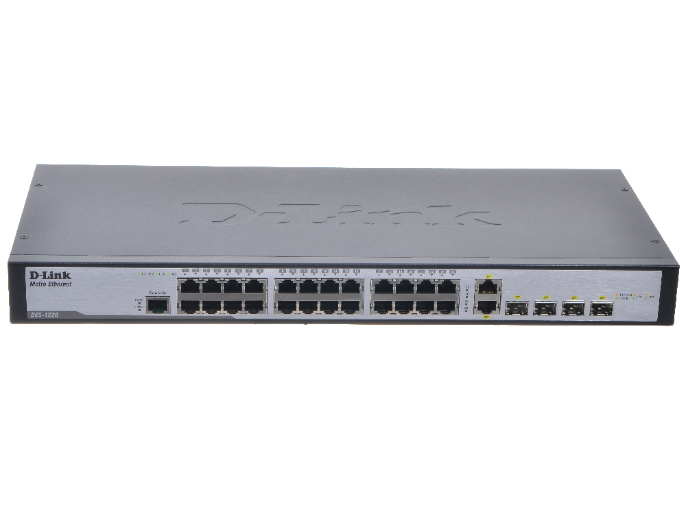 Коммутатор D-link DES-1228/БУ , 24 порта Ethernet 10/100 Мбит/сек DES-1228/БУ