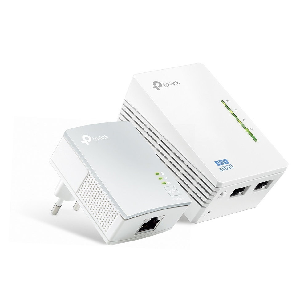 Точка доступа TP-Link AV500, 300n, 500 Мбит/с Powerline, 802.11b/g/n, 2*Ethernet, HomePlug AV, WiFi Clone, 2 устр в компл TL-WPA4220KIT TL-WPA4220KIT