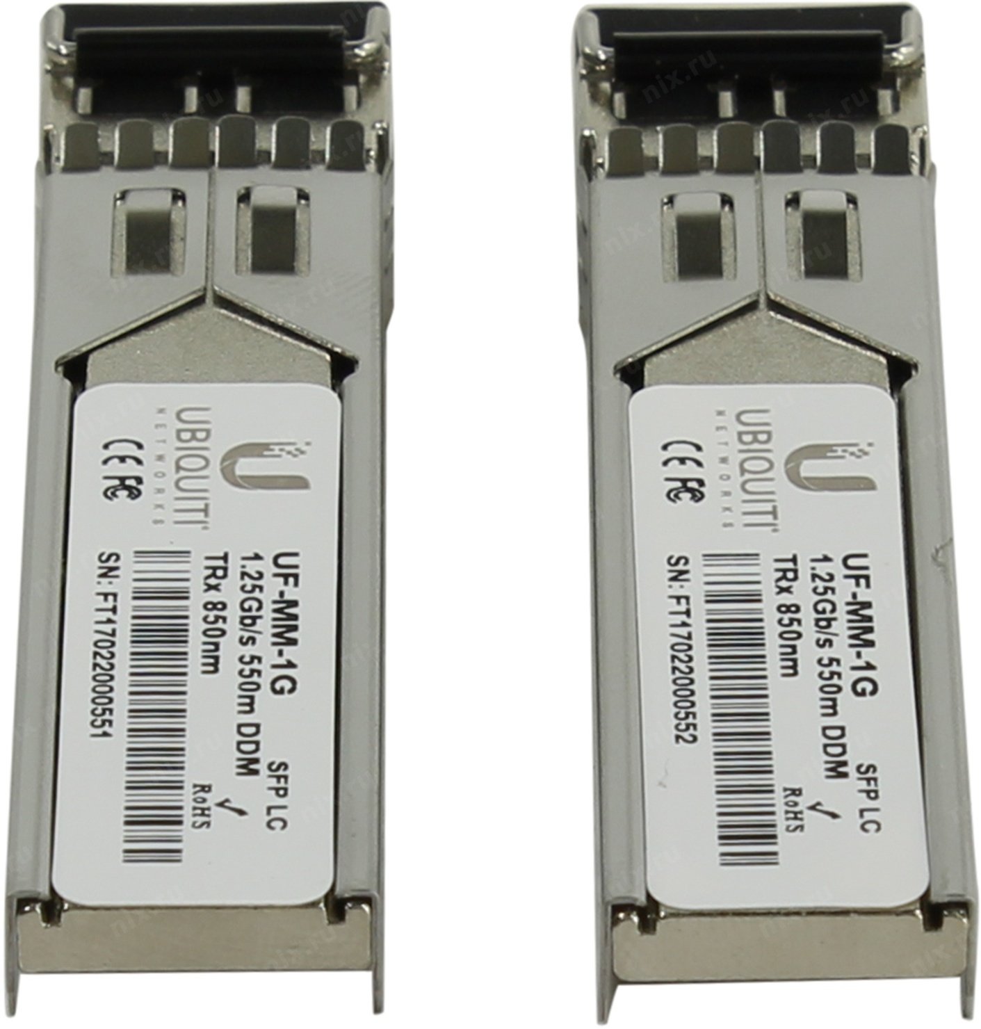 Модуль Ubiquiti UF-MM-1G-20 Модуль SFP, U Fiber, Multi-Mode Module, 1G, 20-Pack (комплект 20 шт.) UF-MM-1G-20 UF-MM-1G-20