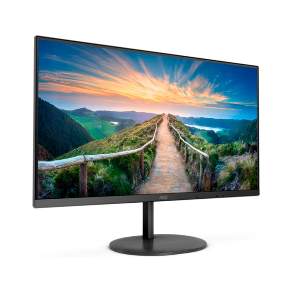 Монитор AOC 27" 2560x1440@75Гц IPS LED 16:9 4ms HDMI DP 20M:1 1000:1 178/178 250cd Tilt Speakers Black Q27V4EA Q27V4EA #2