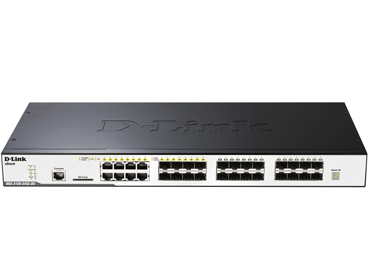 Не ИСП .Коммутатор D-Link L3 Managed Switch with 16 100/1000Base-X SFP ports and 8 100/1000Base-T/SFP combo-ports and 2 10GBase-CX4 ports DGS-3120-24SC/B1ARI Не ИСП .DGS-3120-24SC/B1ARI