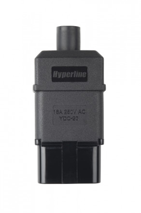 Разъем Hyperline CON-IEC320C20 IEC 60320 C20 220В 16A на кабель, контакты на винтах CON-IEC320C20