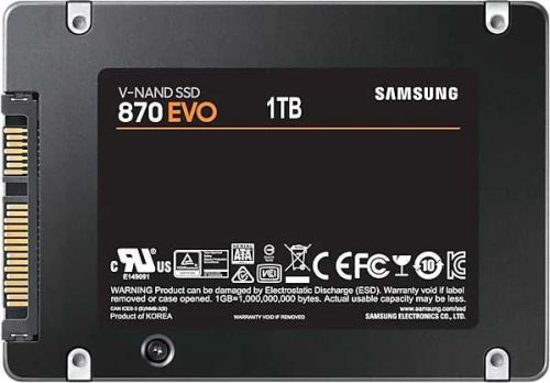 Твердотельный накопитель SAMSUNG 870 EVO MZ-77E1T0BW(EU) 1ТБ, 2.5", SATA III MZ-77E1T0BW