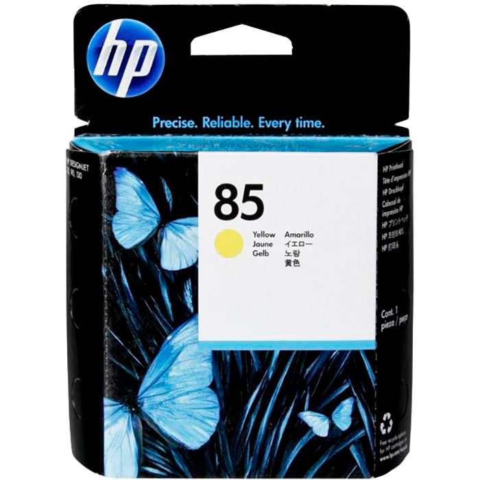 Картридж струйный HP №85 желтый печатающая головка для HP DJ 30/30N/30GP/90/90R/90GP/130/130NR/130GP C9422A C9422A