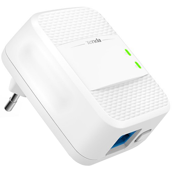 Адаптер Tenda  AV1000 со встроенной розеткой. GE порт; совместимость с Home Plug AV2; Plug-and-Play PH10 PH10 #1