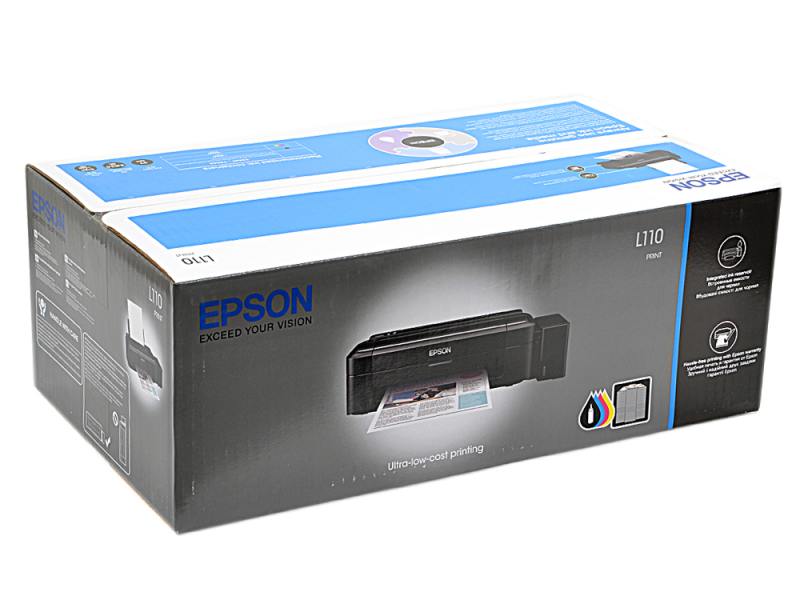 Принтер струйный Epson L110 (C11CC60302) A4 USB черный C11CC60302 #6