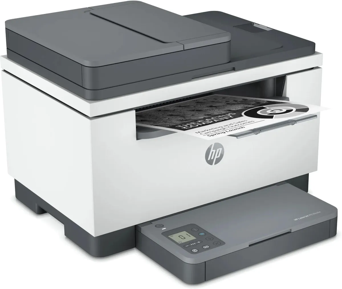 МФУ HP LaserJet M236SDW, A4, ч/б, 29стр/мин (A4 ч/б), 600x600 dpi, дуплекс, АПД-40 листов, сетевой, Wi-Fi, USB 9YG09A 9YG09A