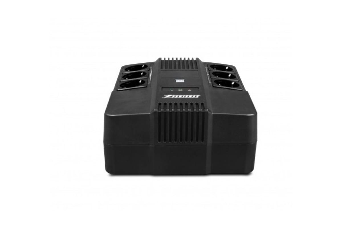 Источник бесперебойного питания Powerman 600VA/360W, 220V, Out: 6xShuko outlets, user repl. batt. BRICK600 BRICK600