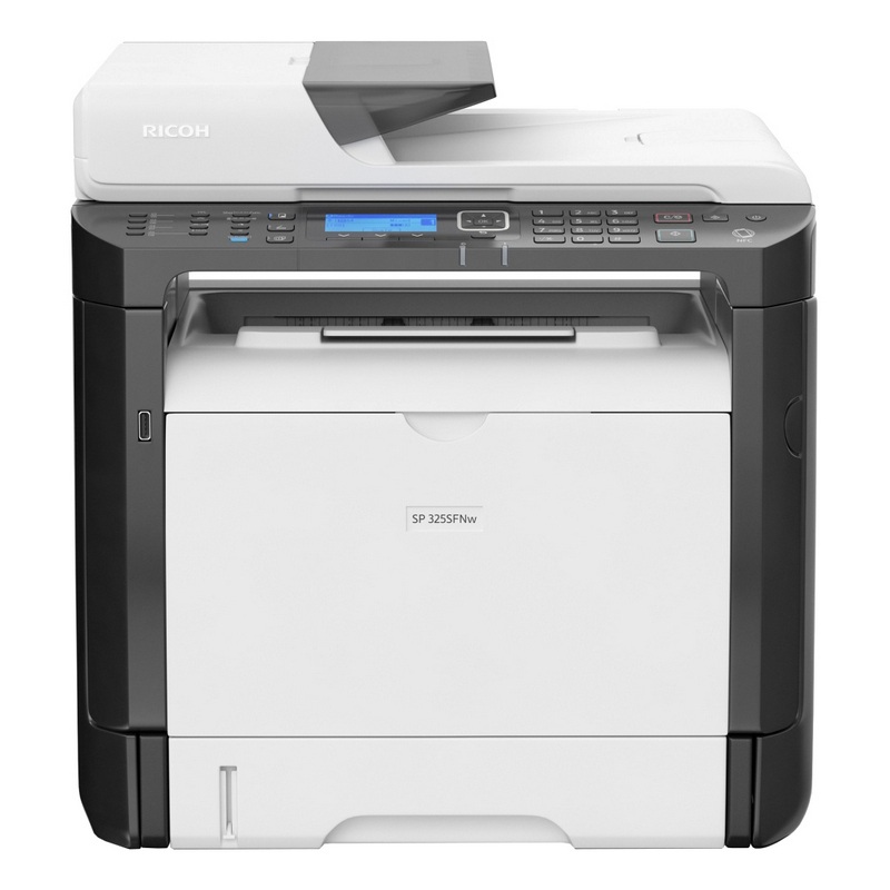 МФУ Ricoh SP 325SNw А4, 28 стр/мин, копир/принтер/сканер/дуплекс, автоподатчик, 128МБ, PCL, USB2.0, Ethernet 407982 407982