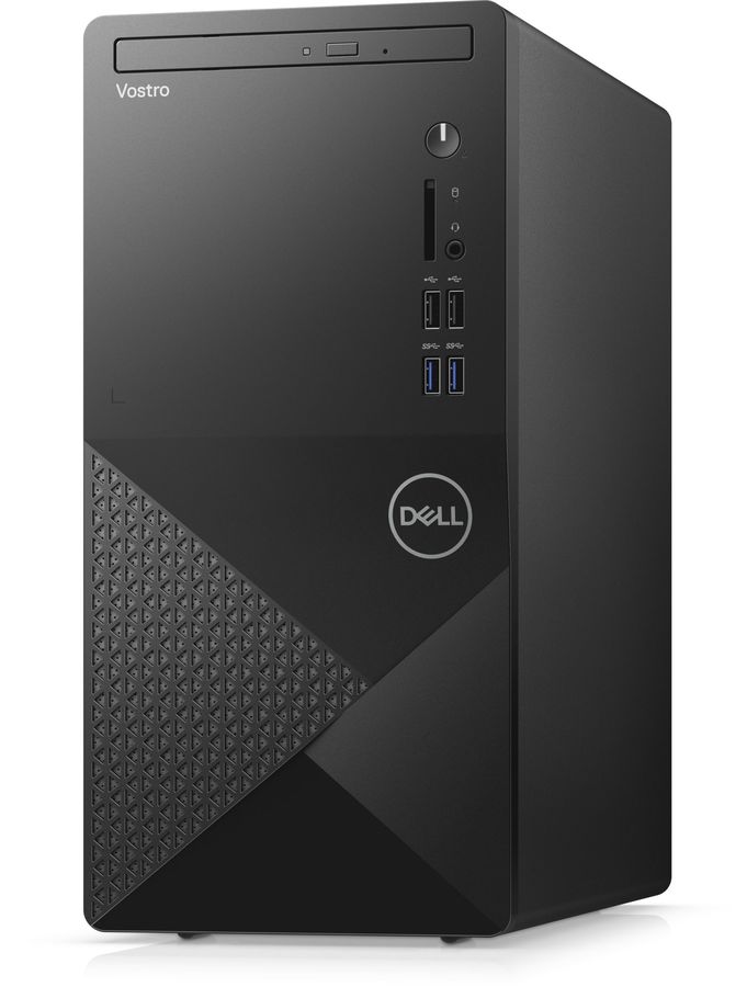 Компьютер Dell Vostro 3888 MT i5 10400 (2.9)/8Gb/SSD256Gb/UHDG 630/DVDRW/CR/Linux/GbitEth/WiFi/BT/260W/клавиатура/мышь/черный 3888-0095 3888-0095