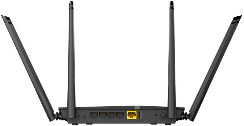 DIR-825/RU Интернет-шлюз с точкой доступа 802.11a/b/g/n, 4xLAN 10/100/1000, 1xWAN DIR-825/RU