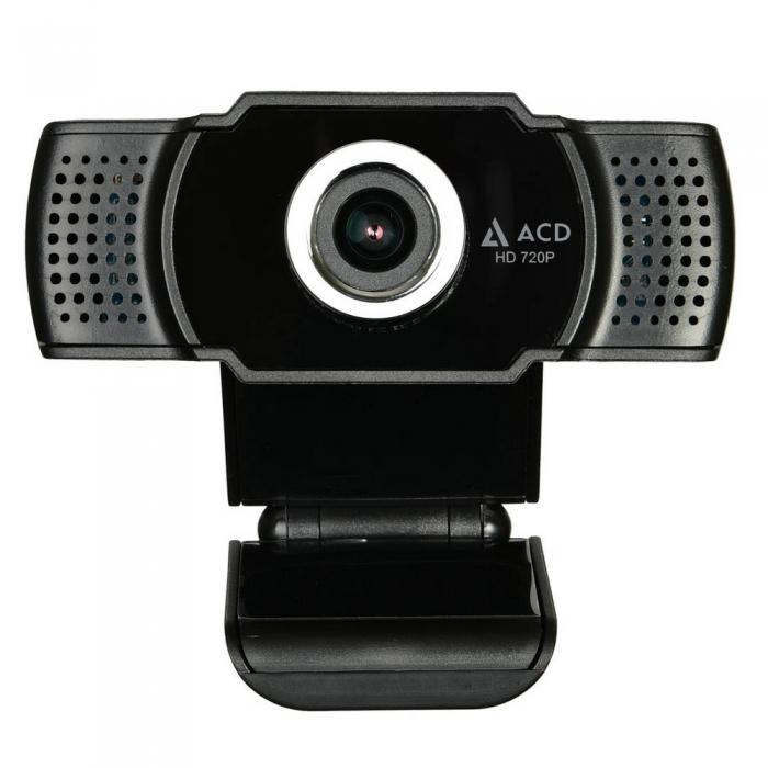 Веб-камера ACD -Vision UC400 CMOS 1.3МПикс, 1280x720p, 30к/с, микрофон встр., USB 2.0, шторка объектива, универс. крепление, черный корп. ACD-DS-UC400 ACD-DS-UC400 #4