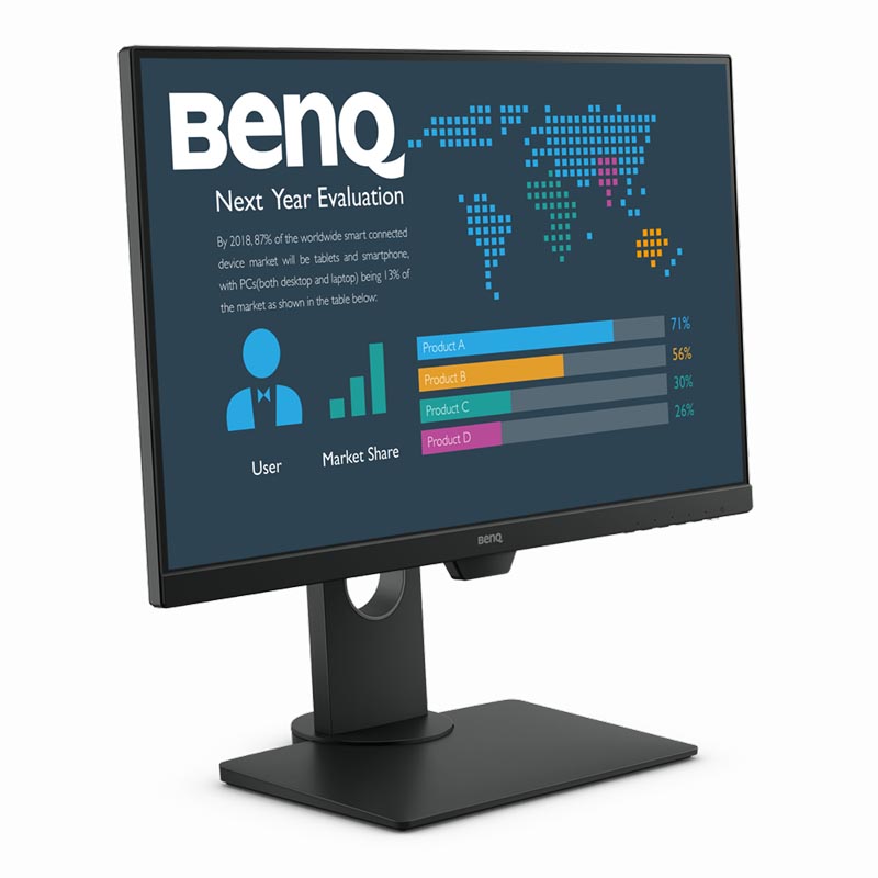 Монитор BenQ 23.8" BL2480T черный IPS 1920x1080 16:9 HAS Pivot 1000:1 250cd 178/178 D-Sub HDMI DisplayPort регулируемая подставка 9H.LHFLA.TBE 9H.LHFLA.TBE #1