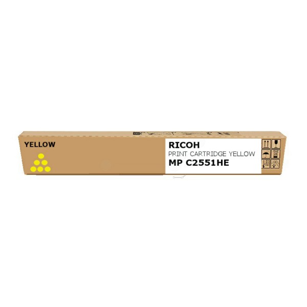 Тонер-картридж тип MPC2551HE желтый (9500 стр.) для Ricoh Aficio MP C2050/C2550/С2051/С2551 842062/841507