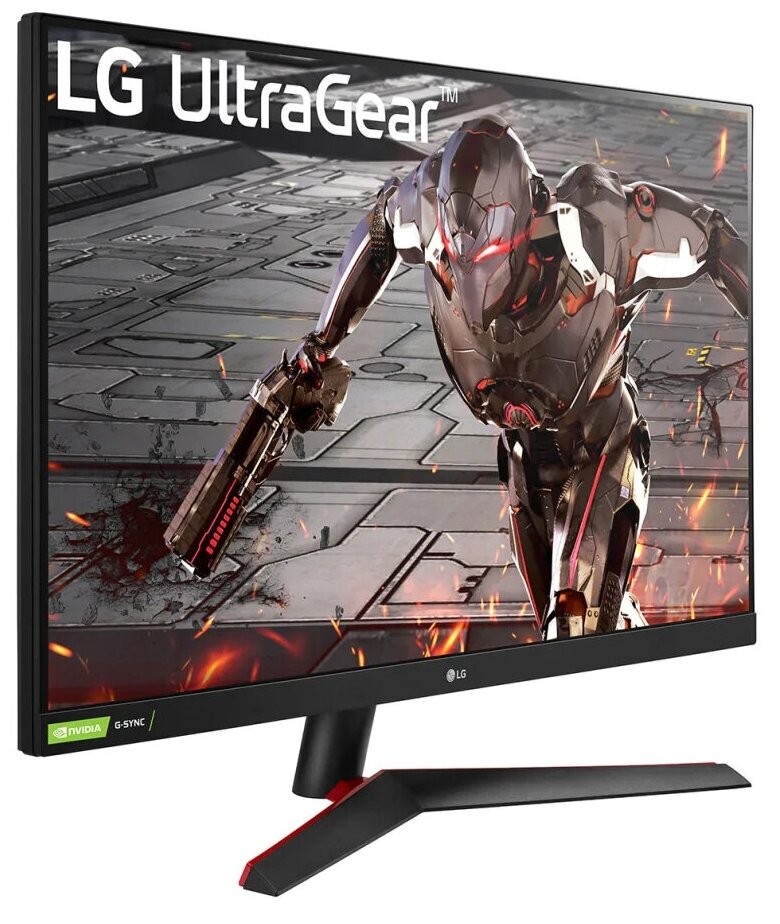 Монитор LG 31.5" Gaming Black (LED, Wide, 1920x1080, 165Hz, 5ms, 178°/178°, 300 cd/m, 3000:1, +DP, +2хHDMI, +MM 32GN550-B 32GN550-B