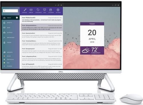 Моноблок Dell Inspiron AIO 7700 27'' FullHD IPS AG Non-Touch, Core i5-1135G7, 8Gb, 256GB SSD + 1Tb HDD,Intel Iris Xe Graphics, 1YW, Win11Home, Silver A-Frame Stand, Wi-Fi/BT, KB&Mouse 7700-5865 7700-5865