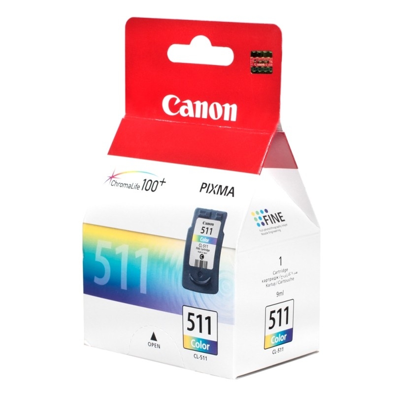 Картридж CANON CL-511 color для PIXMA MP240/MP260/MP480/MP250/MP270/MP490/MX320/MX330 2972B007