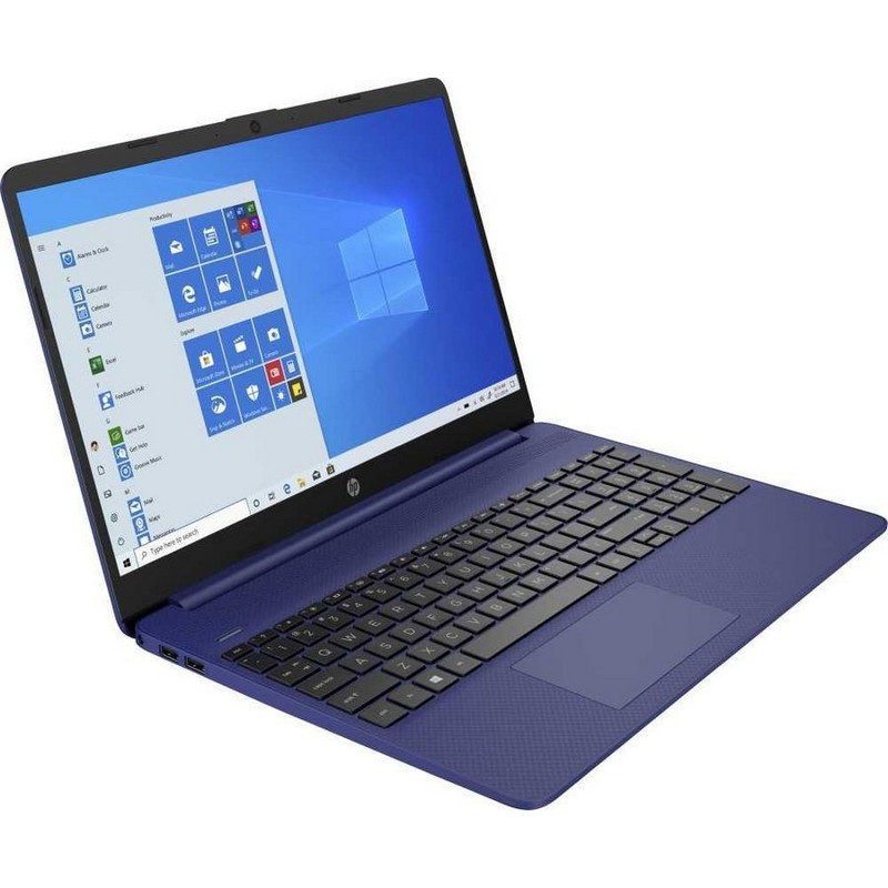 Ноутбук HP 15s-fq1086ur Core i3 1005G1/8Gb/SSD256Gb/Intel UHD Graphics/15.6"/IPS/FHD (1920x1080)/Windows 10/blue/WiFi/BT/Cam 22Q49EA 22Q49EA