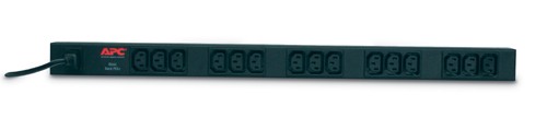 Блок распределения питания APC Rack PDU, Basic, Zero U, 10A, 230V, (15)C13 out; C14 in AP9568 AP9568