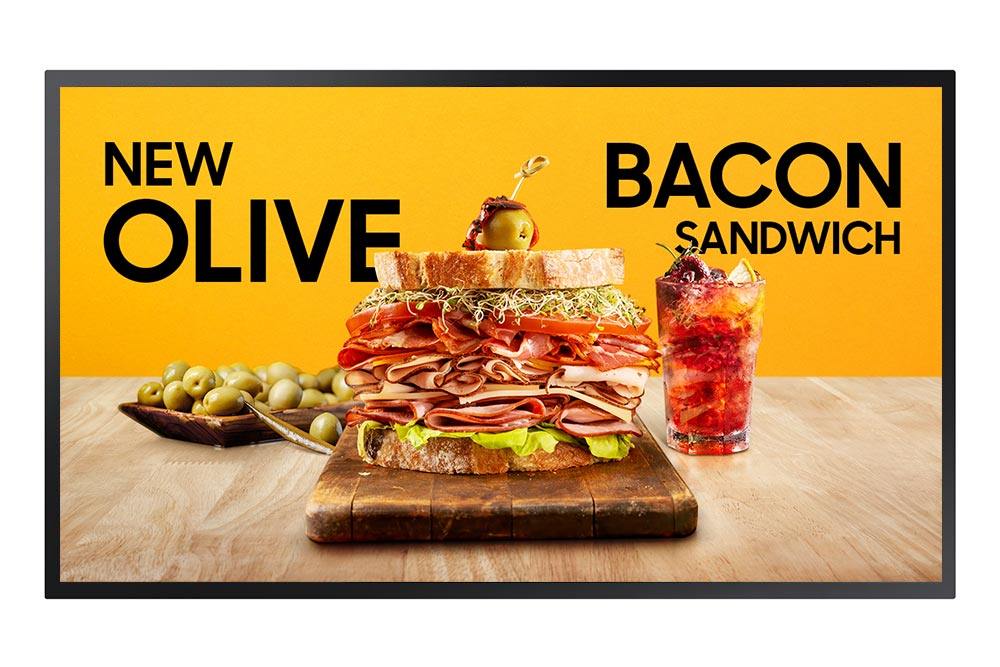 Профессиональная панель Samsung OM46N 1920х1080,5000:1,4000кд/м2,проходной HDMI,Tizen 4.0 LH46OMNSLGB/CI LH46OMNSLGB/CI