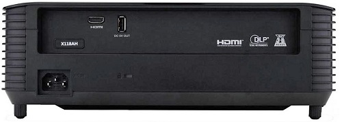 Проектор Acer X118AH DLP projector, 800*600, DLP 3D, 20 000:1, 3600 ANSI Lumens, 2.5kg, HDMI, w/o Audio MR.JPY11.001 MR.JPY11.001