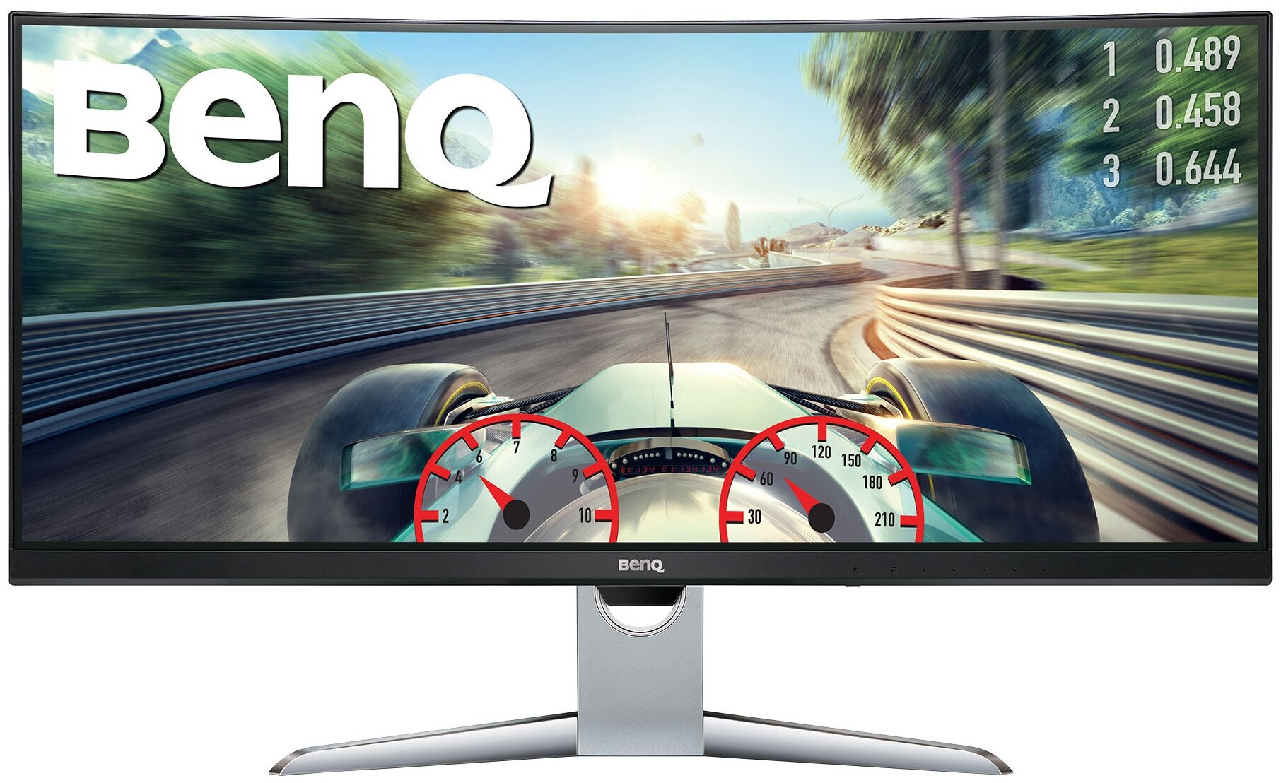 Монитор BenQ 35" EX3501R VA LED, изогнутый 1800R, 3440х1440, 21:9, 12(4)ms, 300cd/m2, 20M:1, 178°/178°,HDMI2.0*2/ DP1.4/ USB3.0*2/ USB-Type C (3.1 Gen 9H.LGJLA.TSE 9H.LGJLA.TSE #7