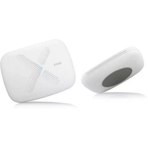 Комплект маршрутизаторов Zyxel WSQ50 Multy X WiFi System (Pack of 3), AC3000 Tri-Band WiFi , AC Wave2, MU-MIMO, 802.11a/b/g/n/ac (300+866+1733 Mb/s), 9 Antenns, 1xWAN GE, 3xLA WSQ50-EU0301F WSQ50-EU0301F