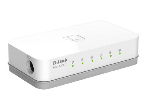 Коммутатор D-Link неуправляемый 5x100 Мбит/с, пластиковый корпус DES-1005C/B1A DES-1005C/B1A