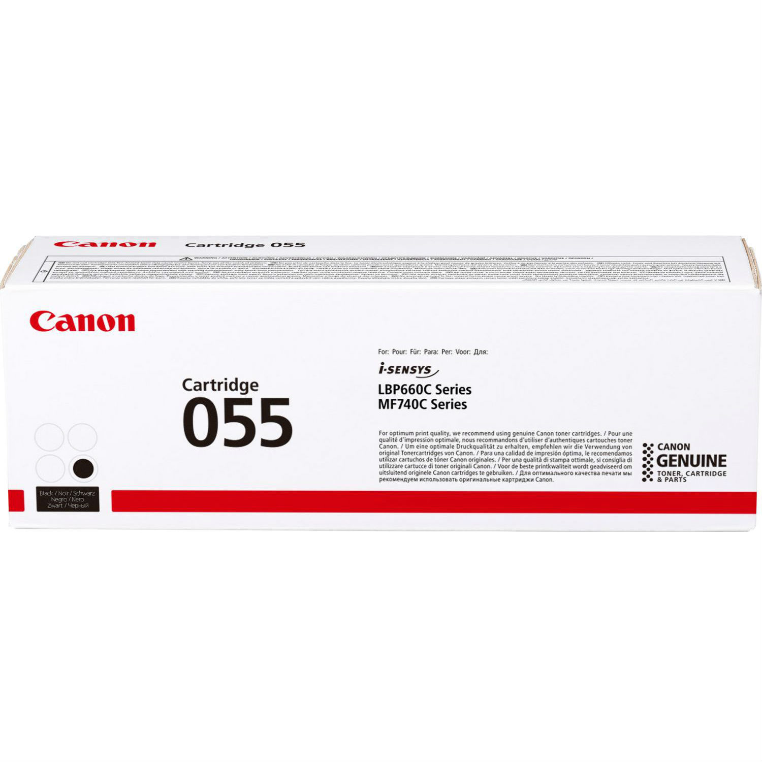 Тонер-картридж Canon черный CRG 055 H BK (7600 стр.) для LBP66x/MF74x 3020C002 3020C002