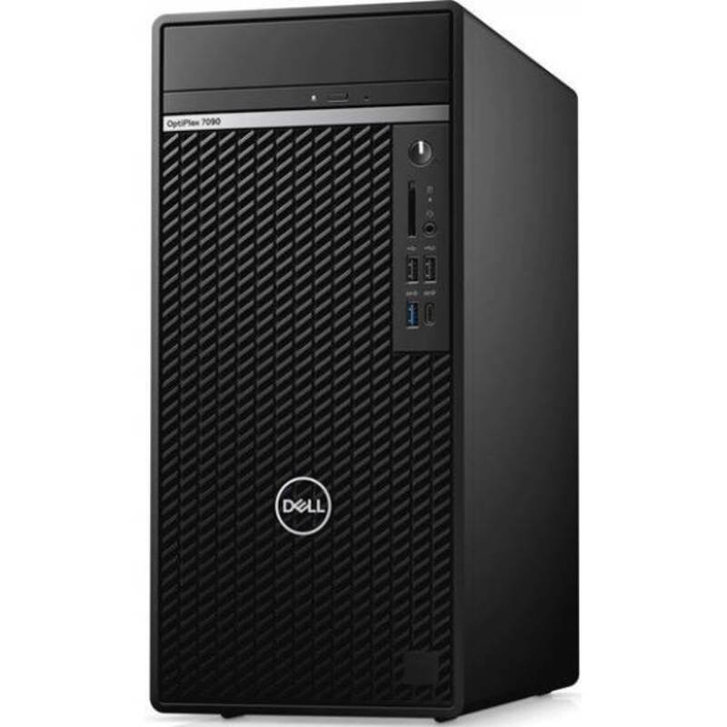 Персональный компьютер Dell Optiplex 7090 MT/Core i9-10900K/16GB/256GB SSD + 1TB HDD/DVD-RW/WiFi/BT/NVIDIA GeForce GTX 1660 Super 6GB/keyb+mice/Win10 Pro/PSU 500W/3Y PS NBD 7090-3299 7090-3299