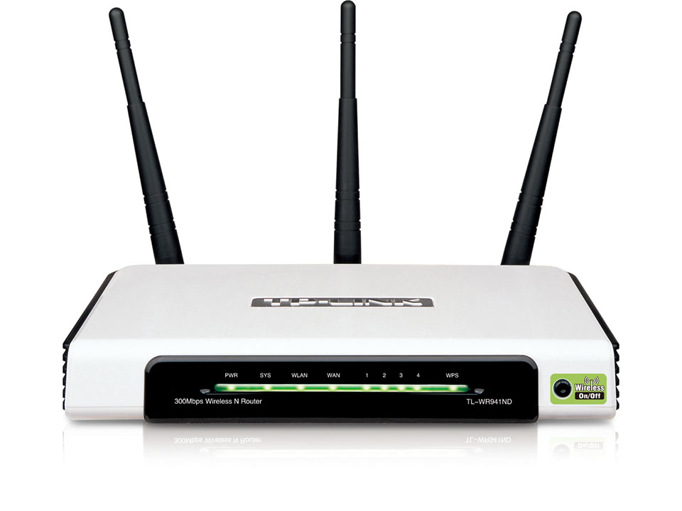 Маршрутизатор TP-Link 450 Мбит/с 802.11b/g/n, 1*WAN+4*LAN 10/100, 802.1Q TAG VLAN для IPTV TL-WR941ND TL-WR941ND