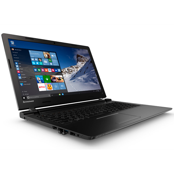 Ноутбук Lenovo IdeaPad 100-15, 15.6" (1366x768), N2840 (2.16GHz), 2GB, 250GB, Intel HD, WiFi, WebCam, 3 cell, Win 10 HOME (80MJ00DTRK) 80MJ00DTRK