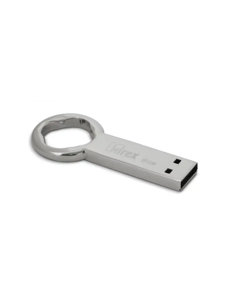 Флеш накопитель Mirex 13600-DVRROK08 8GB,Round Key,USB 2.0 13600-DVRROK08 13600-DVRROK08