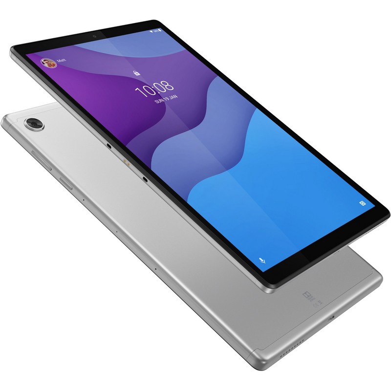 Планшетный компьютер Lenovo Tab M10 Plus TB-X606X Helio P22T (2.3) 8C/RAM4Gb/ROM128Gb 10.3" IPS 1920x1200/3G/4G/Android 9.0/серебристый/8Mpix/5Mpix/BT/GPS/WiFi/Touch/microSD 256Gb/5000mAh ZA5V0241RU ZA5V0241RU