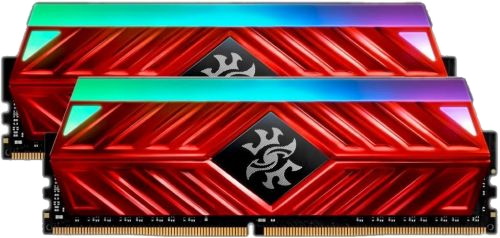 Модуль памяти ADATA 16GB DDR4 2666 DIMM XPG SPECTRIX D41 RGB Red Gaming Memory Non-ECC, CL16, 1.35V, 1024x8, Kit (2x8GB), RTL (466938) AX4U266638G16-DR41 AX4U266638G16-DR41