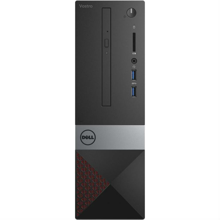 Персональный компьютер Dell Vostro 3470 Intel Core i3 8100, DDR4 4Гб, 128Гб(SSD), Intel UHD Graphics 630, DVD-RW, CR, Windows 10 Home, черный 3470-6498 3470-6498
