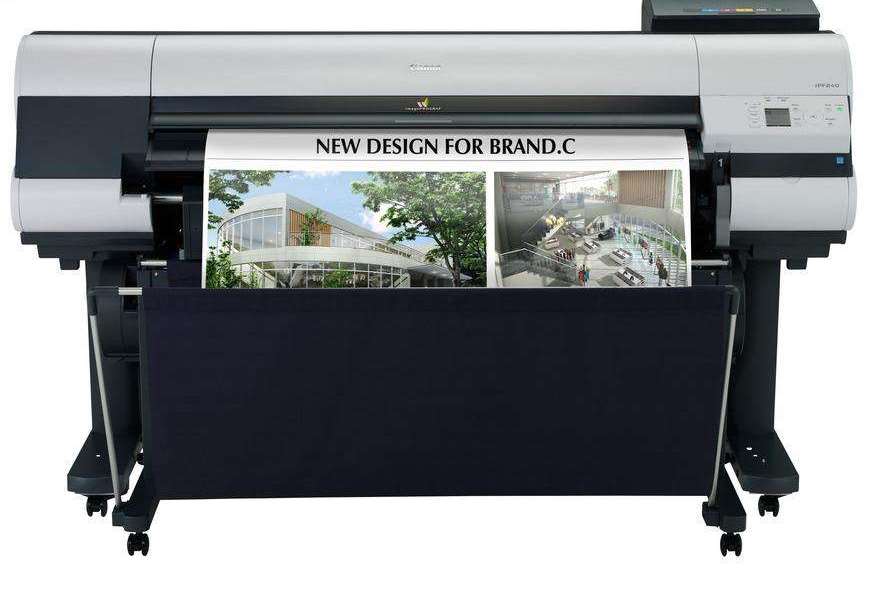 Плоттер Canon iPF840 44"/1118mm, 5 colors (старт. 330 мл, макс.объём-700мл), 2400x1200dpi, 32GB(DRAM:512Mb), HDD 320Gb, СТЕНД, HP-GL/2, GARO, HP RTL, полистовая подача, фронтальная загрузка рулона, USB/LAN 0007C003 0007C003