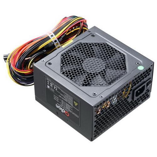 Блок питания QDION ATX , 550W 85+ real, 12cm fan, 24+4pin, CPU4+4,PCI-E 6+2pin,5*sata,3*molex,1*fdd pin, input 230V,I/O switch,without power cord OEM QD550 85+ QD550 85+