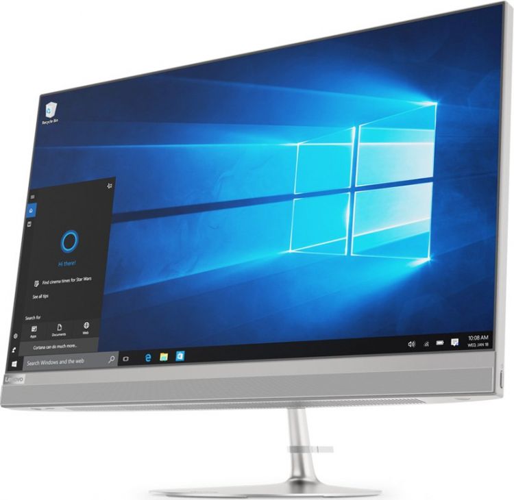 Моноблок Lenovo IdeaCentre AIO 520-27IKL  27" (2560x1440)/Intel Core i7 7700T(2.9Ghz)/ 8192Mb/2000Gb/DVDrw /Ext:nVidia GeForce 940MX(2048Mb) /BT /WiFi/ war 1y/8.83kg/silver/W10 + К+м (F0D0002WRK) F0D0002WRK