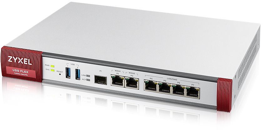 Межсетевой экран Zyxel ZyWALL USG FLEX 200 с набором подписок на 1 год (AS,AV,CF,IDP), Rack, 3xWAN GE (2xRJ-45 и 1xSFP), 4xLAN/DMZ GE, 2xUSB3.0, AP Controller (8/40) USGFLEX200-RU0102F USGFLEX200-RU0102F