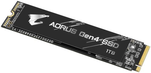 Твердотельный накопитель Gigabyte M.2 2280 1TB AORUS Client SSD PCIe Gen4x4 with NVMe, 5000/4400, IOPS 750/700K, MTBF 1.77M, 3D TLC, 1 GP-AG41TB GP-AG41TB