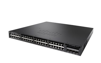 Коммутатор Cisco 48 ports 10/100/1000 Base-TX, 2x10G Uplink IP Base (WS-C3650-48PD-S) WS-C3650-48PD-S