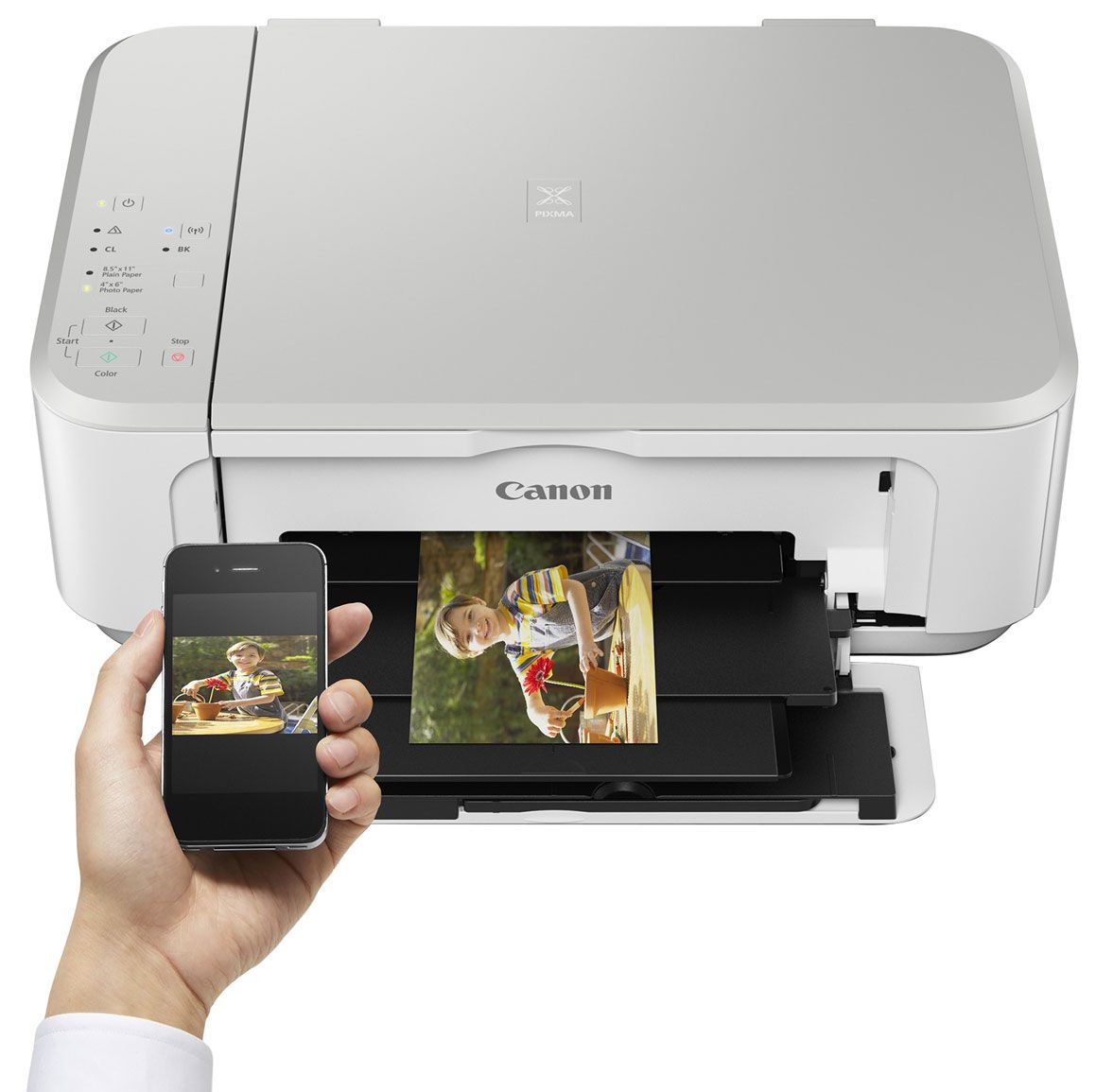 МФУ Canon PIXMA MG3640 WH А4, (1200x2400)/Copier, 4800х1200, 2пл., печать без полей, USB/WiFi 0515C027 0515C027