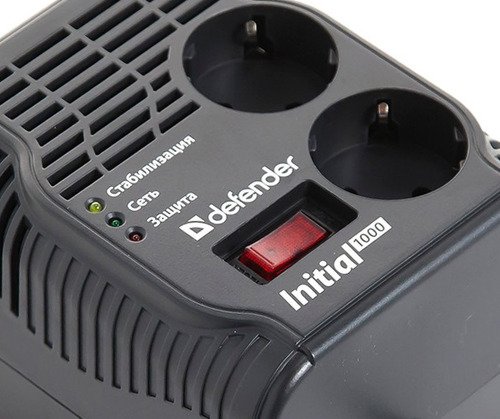 Стабилизатор напряжения Defender AVR Initial 1000 VA УТ-00017812 #6