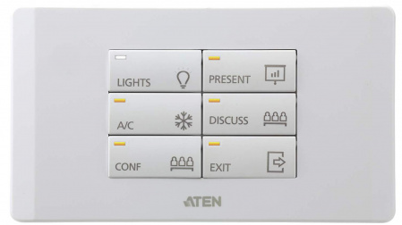 Панель управления ATEN Кнопочная 12 кнопок, цвет- белый, (программируемая) VK112EU-AT VK112EU-AT #2
