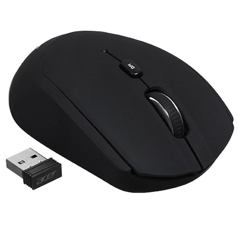 Мышь беспроводная Acer OMR050 черный оптическая (1600dpi) BT/Radio USB (6but)  ZL.MCEEE.00B ZL.MCEEE.00B #1