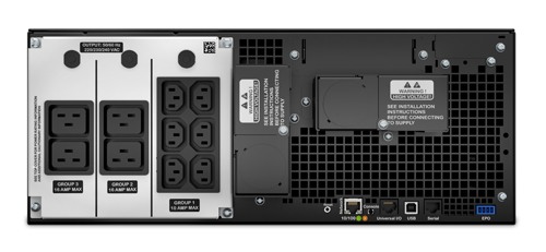 Источник бесперебойного питания APC Smart-UPS SRT RM, 6000VA/6000W, On-Line, Rack 4U (Tower convertible), Pre-Inst. Web/SNMP SRT6KRMXLI SRT6KRMXLI #1