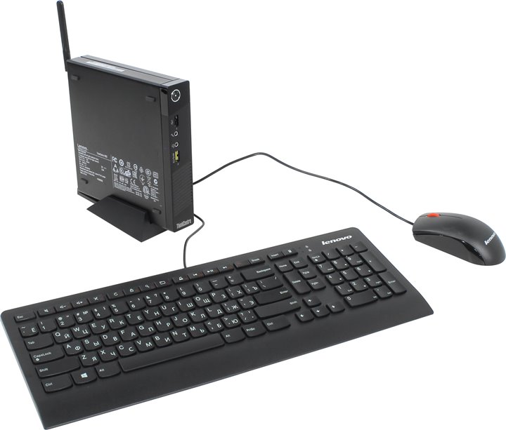 Неттоп Lenovo ThinkCentre Tiny M53 CelDC J1800/2Gb/500Gb/Free DOS/WiFi/клавиатура/мышь,10DE0014RU 10DE0014RU
