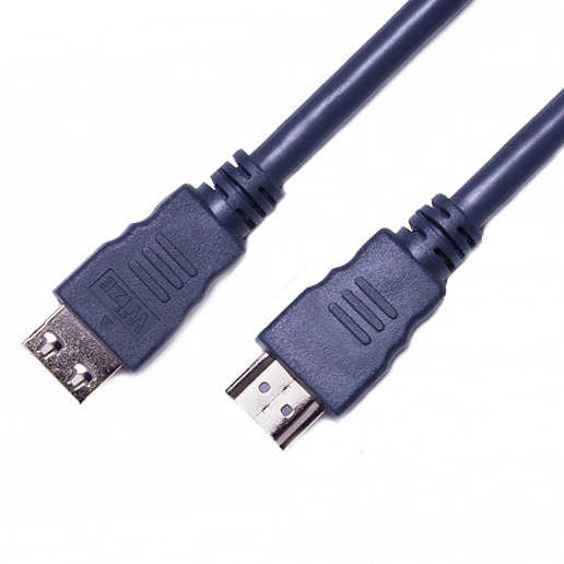 Кабель HDMI Wize  15 м, v.2.0, K-Lock, soft cable, 19M/19M, 4K/60 Hz 4:2:0/30 Hz 4:4:4, Ethernet, позол.разъемы, экран, темно-серый, пакет CP-HM-HM-15M CP-HM-HM-15M